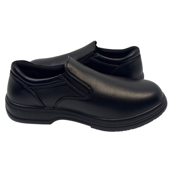 DS Work Men's Manager Slip Resistant Slip On Black Shoes Size 11 - Picture 6 of 10